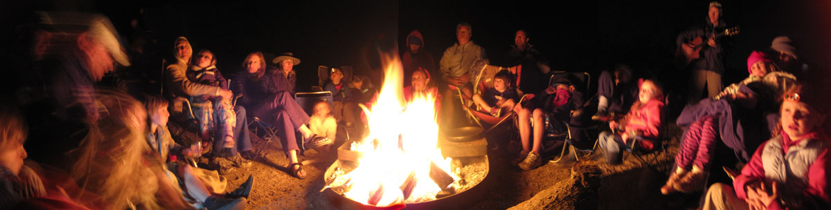Native American Stories, Greek Mythology, Campfire songs and guitar solos were all a part of our magical campfire 