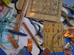 Tools for making Copper Eqyptian Amulets