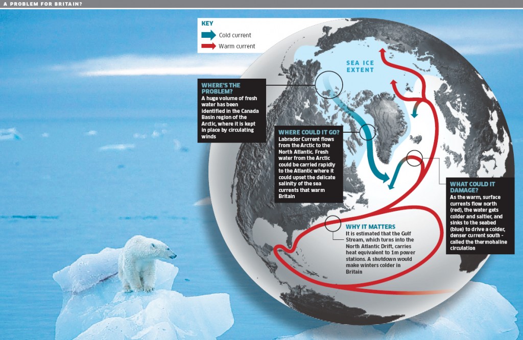 Gulf stream salinity issue