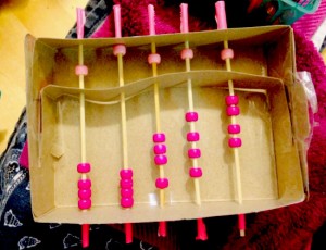 Don't forget to bring your homemade abacus